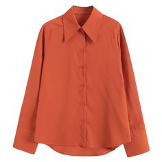 Add a touch of glamor to your wardrobe with our Satin Wide Cuff Button Blouse. This luxuriously silky button down is a timeless addition to any wardrobe. Available in three beautiful color schemes, this elegant blouse can be worn year-round and easily transitions from season to season. Featuring long sleeves, a wide cuff, point collar and a curved hem, our satin button up blouse will make you look and feel fabulous! Office Shirt With Covered Buttons For Fall, Fall Office Shirt With Covered Buttons, Fall Blouse With Flared Cuffs, Solid Color Blouse With Button Cuffs, Office Blouse With Cuffed Sleeves And Collar, Fall Office Shirt With Button Cuffs, Office Tops With Button Closure And Cuff, Trendy Formal Blouse With Button Cuffs, Trendy Office Blouse With Button Cuffs