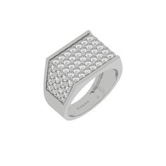 Shop 2.50 CT Natural Diamond Cluster Mens Multi Row Ring | Diagaa Modern Diamond Signet Ring, Modern White Gold Signet Ring With Brilliant Cut, Modern Platinum Signet Ring, Modern Everyday Luxury Diamond Ring, White Gold Diamond Signet Ring With Bezel Setting, Modern Diamond Ring With Polished Finish For Everyday Luxury, Modern Polished Diamond Ring For Everyday Luxury, Modern White Gold Round Cut Signet Ring, Modern Signet Ring With Brilliant Cut For Formal Events