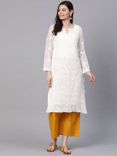 Spring Salwar Kameez With Dori Work, Festive Chikankari Embroidered Straight Kurta Top, Georgette Kurta With Floral Embroidery For Navratri, Chikankari Embroidered Top For Eid Festive, Festive Chikankari Embroidered Top For Navratri, Festive Chikankari Embroidered Top For Eid, Eid Festive Top With Chikankari Embroidery, Eid Festive Chikankari Embroidered Top, Semi-stitched Blouse With Chikankari Embroidery For Eid