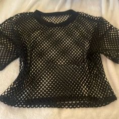 Never Worn, Oversized Sheer Tops, Black Sheer Top, Tops Black, Shein Tops, Sheer Top, Womens Tops, Women Shopping, T Shirt, Color