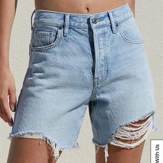 Bnwt! Pacsun Eco Light Indigo Ripped High Waisted Relaxed Fit Shorts! Size 27! Sooo Cute But It’s Too Big On Me! Pacsun Shorts, Pacsun, Workout Shorts, Jean Shorts, High Waist, Relaxed Fit, High Waisted, Womens Shorts, Women Shopping