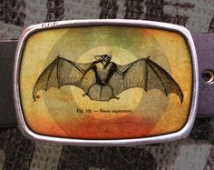 "super cool bat belt buckle For more belt buckle styles visit our shop here...http://www.etsy.com/shop/reganflegan We use a one-of-a-kind process to bring you these awesome belt buckles. During the printing process each image is coated with an extra thick layer of urethane to seal and protect the image for a lifetime. This urethane also brings the image to life and highlights all of the color, and details. Our process produces a belt buckle that you will be able to enjoy for years to come. (I st Bat Belt Buckle, Bat Belt, Groomsmen Wedding Photos, Custom Belt Buckles, Groomsmen Wedding, Coupon Card, Deal Kent, Custom Belt, Making 10