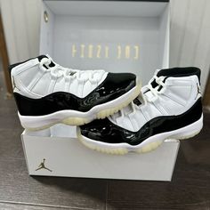 Air Jordan 11 Retro Gratitude Defining Moments Ct8012 170 White Black Cute Jordans, Zapatillas Jordan Retro, Casual Shoes Women Sneakers, Pretty Sneakers, Trendy Shoes Sneakers, Nike Fashion Shoes, Jordan Shoes Girls, Pretty Shoes Sneakers, Jordan Shoes Retro