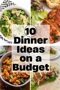 the top ten dinner ideas on a budget