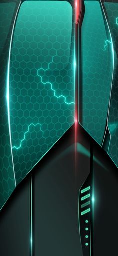 an abstract futuristic background with neon lights