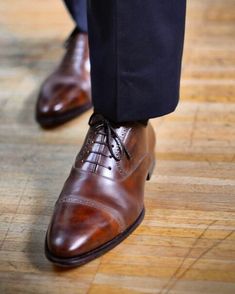 Handmade Men Cap Toe Oxfords with Brogue and Gimping Dress Shoes sold by Unique Handmade Leather Shoes . Shop more products from Unique Handmade Leather Shoes on Storenvy, the home of independent small businesses all over the world. Mens Formal Dress Shoes, Quality Leather Boots, Custom Design Shoes, Handmade Leather Shoes, Shoes Shop, Handmade Shoes, Shoes Men, Handmade Leather, Shoe Collection