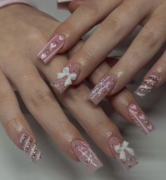 Pink Christmas Nails, Fake Acrylic Nails, Summery Nails, Blush Nails, Classy Acrylic Nails, Short Square Acrylic Nails, Unique Acrylic Nails, Acrylic Nails Coffin Short