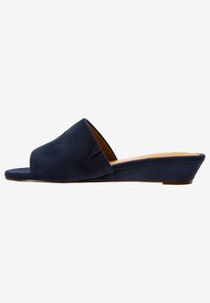 A modern, slip-on silhouette crafted from supple suede-like or fabric material. Inside elastic gore for all-day comfort. PS: There will be variations in Wedge Mules, London Gifts, Platinum Credit Card, Thermal Sweater, Pink Embroidery, Gift Card Number, Low Wedges, Womens Scrubs, Slip On Mules