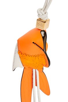 Find LOEWE Luxury Fish Charm In Classic Calfskin on Editorialist. Fish charm crafted in classic calfskin and sequins with a calfskin strap and an Anagram dice. Lets Roll, Animal Jewelry, Small Leather Goods, Soft White, Womens Jewelry Bracelets, Calf Skin, Charms