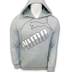 Nwt Puma Big Logo Authentic Men's Light Gray Long Sleeve Hoodie Sweatshirt 120713252 - 120713253 - 120713254 2 Front Pockets, Brand Logo Detail, Fabric Provides Stretch Long Sleeve, Drawstring Hood Cotton/Polyester/Elastane Imported Machine Wash 100% Authentic Guaranteed Orders Will Be Shipped Within The Same To 1 Business Day On Payment Received, And You Will Receive Your Purchase Within 2 To 3 Days. Puma Logo Crew Neck Sweatshirt For Streetwear, Casual Puma Logo Crew Neck Sweatshirt, Casual Puma Logo Sweatshirt For Winter, Casual Long Sleeve Sweatshirt With Puma Logo, Sporty Puma Logo Sweatshirt For Winter, Winter Sporty Puma Logo Sweatshirt, Winter Puma Logo Hooded Hoodie, Winter Hoodie With Puma Logo, Puma Logo Sports Hoodie