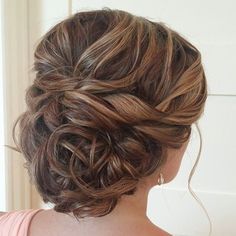 updo wedding hairstyle via heather ferguson Penteado Cabelo Curto, Fancy Hairstyles, Wedding Hairstyles For Long Hair, Wedding Hair And Makeup, Hair Dos, Bride Hairstyles, Bridesmaid Hair, Prom Hair, Hair Updos