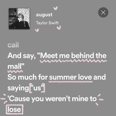 august by taylor swift August Love Aesthetic, Spotify Taylor Swift, August Folklore, Coquette Tiktok, Song Aesthetic, August Taylor, Folklore Evermore