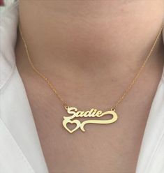 Custom Carrie Necklace, Gold Necklace, Silver Name Necklace, Jewelry Name , Personalized Name Necklace, Rose Gold Name Necklace, Necklaces by TFNNAMENECKLACE on Etsy Carrie Necklace, Names Necklace, Mangal Sutra, Name Plate Necklace, Jewelry Name, Jewelry For Kids, Silver Name Necklace, Laser Marking, Necklace Rose Gold