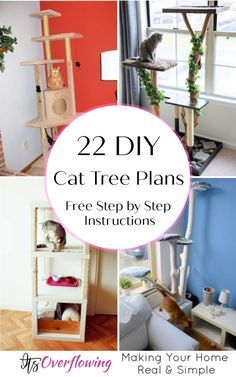 cat tree plans that are easy to make and can be used in any house or apartment