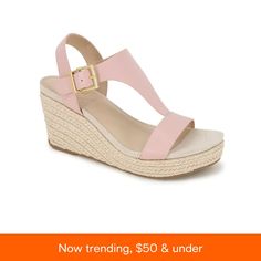 in stock White Wedge Sandals, Woman Card, Flat Dress Shoes, Casual Dress Shoes, Faux Leather Heels, Wedge Heel Sandals, T Strap Sandals, Espadrille Sandals, Kenneth Cole Reaction