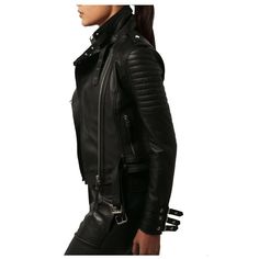 WOMEN WAIST BELTED MOTO SLIM FIT BIKER JACKET LAMBSKIN BIKER JACKET soft lambskin leather jacket is handcrafted from high quality genuine lambskin leather with a very attractive looking perfect for cocktail, evening parties, nightclub, club wear. This womens genuine lambskin leather jacket is a hand-picked real quality Clothing by Jacket Hunt . Let you move freely and enjoy the best level of comfort in summer as well as winter with this lambskin leather jacket for women.Enjoy attractive features Fitted Moto Biker Jacket With Padded Collar, Fitted Moto Outerwear With Padded Collar, Moto Style Fitted Biker Jacket With Padded Collar, Moto Biker Jacket With Padded Collar, Fitted Biker Jacket With Padded Collar For Fall, Fitted Fall Biker Jacket With Padded Collar, Fall Outerwear With Padded Collar For Biker Events, Fitted Black Biker Jacket With Padded Collar, Fall Biker Jacket With Padded Collar