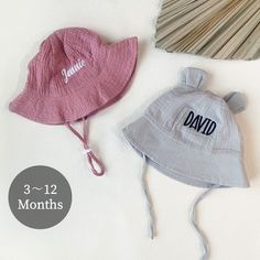 Require swift delivery for your order? Opt for our EXPEDITED SHIPPING option to prioritize your purchase: https://www.etsy.com/listing/1663107421/rush-order-expedited-shipping Make this summer unforgettable for your little one with our custom name baby caps! Crafted with care and style, these caps are the perfect addition to any sunny adventure: ✨ Personalize with your child's name for a unique touch! ☀️ Designed to keep your little one cool and comfortable all summer long. 🎨 Crafted from luxuriously soft cotton fabric. 👶 Fits children from 3~12 months, with a size range of 13.5~18.5 inches/ 35~45 cm Don't miss out on the summer fun! Order now and give your child a hat they'll love to wear everywhere! Embroidered Baby Hat, Baby Summer Hat, Monogram Hats, Kids Hat, Personalized Hats, Baby Summer, Hat Custom, Baby Monogram, Baby Cap