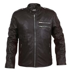 Harley Davidson Merchandise, Best Leather Jackets, Black Leather Biker Jacket, Men's Leather Jacket, Update Your Wardrobe, Basic Jackets, Leather Skin, Stylish Jackets, Genuine Leather Jackets