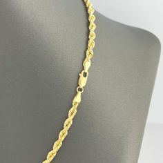 D E S C R I P T I O N : Our rope chains are made from 14k solid gold guaranteeing you an attractive & luxurious appearance. Each link has a unique diamond-cut design creating that extra shine at any angle light touches it. The rope chain is precisely made with professional & expert craftsmanship. This simple yet modern necklace is a must-add to your jewelry collection making it a perfect piece to stack with other necklaces or wearing it alone. Your chain is nicely packaged in an exquisite neckla Luxury Gold-plated Rope Chain Jewelry, Anniversary Gold Plated Rope Chain Necklace, Yellow Gold Cuban Link Chain Necklace With Diamond Cut, Gold Plated Rope Chain Jewelry For Anniversary, Luxury Jewelry With Rope Chain Link, Yellow Gold Jewelry With Rope Chain Link, Gold Rope Chain Necklace For Anniversary, 14k Gold Rope Chain Necklace For Anniversary, White Gold Rope Chain Jewelry For Anniversary