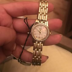 Brand New, Never Worn. Absolutely Beautiful Elegant Analog Watches For Wedding, Kylie Jenner Watch, Dainty Watches, Dainty Watch, Swarovski Watch, Swarovski Watches, Bling Fashion, Bangle Watches, Crystal Watches