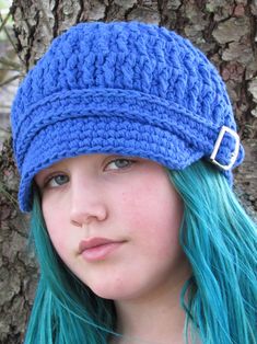 • This handmade cobalt blue buckle newsboy cap is crocheted in baby, toddler, girl, & women's sizes. This knit hat features a visor which offers protection from the sun and is great for turning for a hip, trendy look. • This stylish hat will keep your head warm on those chilly Fall or Winter days. It is a fashionable accessory for Fall photos and Autumn family pictures. • Crocheted in soft and breathable 100% cotton. Hand wash in cold water. Do not heavily scrub. Do not wring dry. Lay flat t Stylish Hats, News Boy Hat, Newsboy Cap, Winter Days, Fall Photos, Winter Day, Knit Hat, Family Pictures, Cobalt Blue