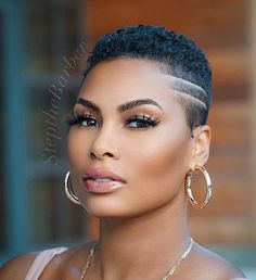 Low Cut Hairstyles, Female Haircuts, Natural Haircuts, Natural Hair Haircuts, Blonde Natural Hair, Short Natural Haircuts, Curly Undercut, Brush Cut, African Ladies