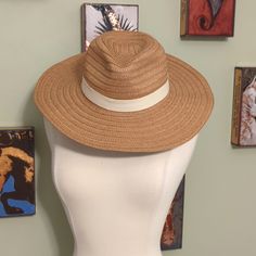 New With Tags, Packable Straw Sun Hat From Madewell. Size M/L. Comes From A Smoke-Free Pet Friendly Home. Packable Wide Brim Hat For Day Out, Casual Packable Straw Hat, Packable Casual Hat For Warm Weather, Casual Panama Hat For Travel, One Size Fits Most, Casual Packable Hat For Warm Weather, Packable Brown Beach Hat, Casual Packable Fedora Sun Hat, Packable Wide Brim Straw Hat For Day Out, Packable Brimmed Straw Hat For Day Out