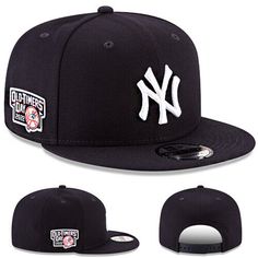 gwbks                                                                            This Listing is for a brand new with tags Authentic New Era New York Yankees Snapback Hat MLB 22 Old Timers Side Patch Cap Brand New, Original Tag Attached  Material: 100 % Polyester  High Profile, MLB Classic Official Game Cap   Grey Colorway Underneath Brim of Hat  Has a thick, Durable Panel Material  MLB Authenticity Sticker Under the Brim  100% Authentic Merchandise, Factory Direct   New Era MLB 950 Snapback Hat What Guys Find Attractive, Hip Hop Logo, Old Timers, Topi Snapback, Navy Cap, New Era Snapback, Memes Status, All Black Everything