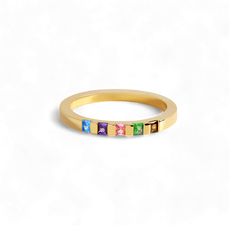 Dainty Pave Twist Stacking Ring Mothers Ring Ideas, Color And Meaning, Family Birthstone Ring, Birthstone Band, Initial Heart Necklace, 2024 Family, Mothers Ring, Family Rings, Birthday Ring