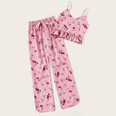 Gender: Women Item Type: Pajamas Material: Polyester Pattern Type: Print Sleeve Length(cm): Sleeveless Collar: V-Neck Material Composition: 100% Polyester Season: summer Length: Full Length Model Number: swpajama07190418715 Obscene Picture: No Sexually Suggestive: No UID: 011906193jyl Season: Summer Color: Pink Neckline: Spaghetti Strap Fabric: Fabric has no stretch Type: Pajama Sets Pattern Type: Fruit&Vegetable Style: Casual Arabian Clothing: Yes Details: Knot Summer Printed Sleepwear For Loungewear, Pink Cotton Sleepwear For Summer, Casual Floral Print Sets For Sleepover, Casual Floral Print Sleepover Sets, Summer Sleepwear Sets With Printed Details, Summer Printed Sleepwear Sets, Summer Sleepwear Sets With Prints, Summer Printed Sleep Sets, Casual Spring Sets For Sleepover