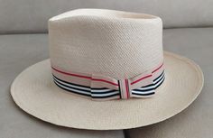 *A decorative striped grosgrain hat band. *Handmade *NEW SHIPPING METHOD! *New *Fit all sizes. * Easy to attach. See video: https://youtu.be/MFmDEMAjFSY *Make your hat new again!! *Perfect for: polyester, wool, straw hat. *For a better looking. *Working with my lovely wife in this project, with love from Ecuador. (The product is in USA) Classic Hat With Ribbon And Short Brim, Classic Adjustable Hat With Bow, Classic Striped Adjustable Hat, Classic Adjustable Striped Hat, Striped Hat, Costume Hats, Hat Band, Color Combination, Straw Hat