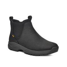 Sporty Slip-on Boots For Outdoor Activities, Black Slip-resistant Waterproof Boots For Adventure, Weatherproof Recycled Rubber Boots For Outdoor, Outdoor Weatherproof Boots With Recycled Rubber, Weatherproof Outdoor Boots With Recycled Rubber, Weatherproof Recycled Rubber Outdoor Boots, Slip-on Slip-resistant Outdoor Boots, Waterproof Recycled Rubber Boots For Outdoor, Waterproof Outdoor Boots In Recycled Rubber