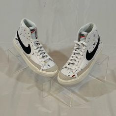 Nike Blazer Mid ‘77 Paint Splatter Gs. Shoes Are Brand New With Box. Shoes Will Be Shipped As Soon As Soon As Payment Is Made. Please Message Me With Any Questions And Check Out My Other Listings! White High-top Sneakers With Paint Splatter, White Custom Sneakers With Paint Splatter For Sports, White Custom Paint Splatter Sneakers For Sports, Sporty Custom Sneakers With Paint Splatter, White Low-top Sneakers With Paint Splatter, White Paint Splatter Low-top Sneakers, Sporty Custom High-top Sneakers With Paint Splatter, Sporty High-top Custom Sneakers With Paint Splatter, Sporty Paint Splattered High-top Custom Sneakers