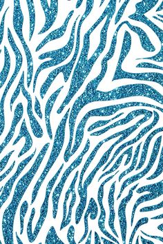 a blue and white zebra print pattern with glitter on the bottom, it looks like something out of an animal's fur