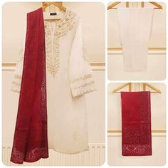 "3 Piece - Pure Raw Silk  Embroidered Suit S108719 Length: 46\" Pants Fabric : Raw Silk Dupatta Fabric : Organza" Unstitched Raw Silk Bollywood Lawn Suit, Raw Silk Unstitched Suit With Dabka Work, Unstitched Bollywood Lawn Suit In Raw Silk, Unstitched Raw Silk Lawn Suit With Zari Work, Unstitched Raw Silk Traditional Wear For Eid, Traditional Drape Unstitched Cambric Suit With Dabka Work, Unstitched Raw Silk Salwar Kameez With Dabka, Raw Silk Unstitched Suit With Dabka For Eid, Traditional Cambric Salwar Kameez With Dabka Work