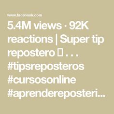 the text reads, 5 4m views 92k reactions / super tip repostero [