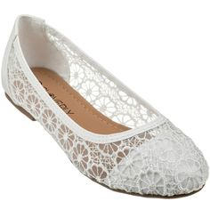 PRICES MAY VARY. 100% VEGAN: Eco-friendly and in control. Buy these guilt-free, knowing your purchase is making no dent in the environment! PERFECT STYLE: Special and gorgeous ballet flat with soft, high quality lace crochet that is soft to the touch and comfortable on the feet. VERSATILE CLASSIC: These flats are sure to flatter and pair nicely with all your outfits. Pair them with your favorite dress or everyday jeans for a complete ensemble. COMFORT FIRST: The cushioned footbed and durable rub Lace Ballet Flats, Ballet Shoe, Espadrille Sneakers, Lace Flats, Basic Jewelry, Summer Capsule Wardrobe, Womens Ballet Flats, Lace Design, White Shoes