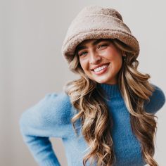 Meet our new Sage Sherpa Bucket Hat! This accessory is perfect for the fall/winter months, keeping you warm and stylish all season long. The Sage hat includes a thicker band around the head to add extra detail to the hat, and it's adjustable! Available in 2 colors including mocha and cream. Material: 100% Polyester Warm Hats For Cold Weather In Fall, Warm Fall Hats For Cold Weather, Slouchy Hats For Cold Weather In Fall, Warm Short Brim Cloche Hat For Winter, Fall Soft Knit Bonnet, Fall Soft Knit Bonnet Hat, Soft Knit Bonnet For Fall, Cozy Hats For Cold Weather And Fall, Cozy Fall Hats For Cold Weather