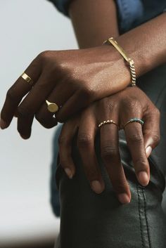 Baby signet ring in 14k yellow gold or sterling silver. #rings #jewelry #jewelryaccessories #womenstyle #fashionaccessories #fashion Jewelry Photography Ideas, I Wanna Hold Your Hand, Jewelry Shoot, Classic Rings, Jewelry Photos, Photographie Portrait Inspiration, Safety Pin Earrings, Jewellery Photography, Hand Reference