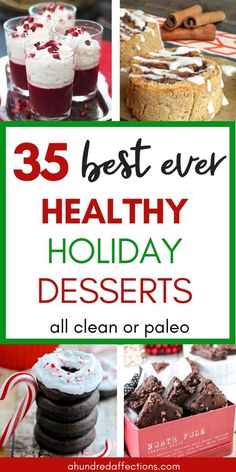 the best ever healthy holiday desserts