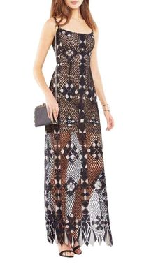 Shop the Geometric Lace Maxi Dress by BCBGMAXAZRIA on Sale. Shop the fashion trends on Runway Catalog. Fast Delivery. Endless Designer Styles. Black Beach Dress, Mesh Cocktail Dress, Romantic Maxi Dress, Scalloped Lace Dress, Geometric Lace, Dress 2016, Runway Dresses, Column Dress, Maxi Dress Online