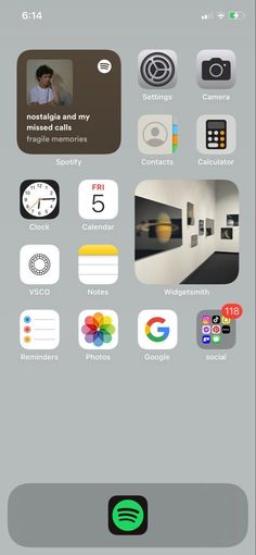 an iphone with several different icons on it