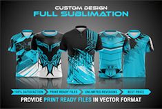 the front and back view of an all - over print sublimation shirt