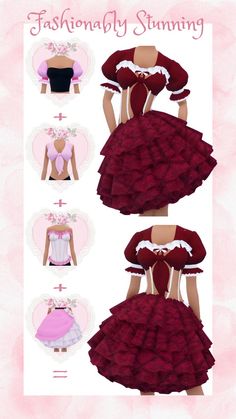 the instructions for how to make a dress with ruffles