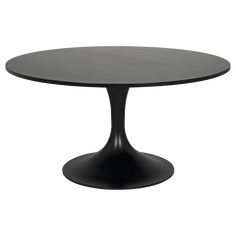 American Home Furniture | Noir - Herno Table, Steel Metal Round Dining Table, Steel Dining Table, Table Farmhouse, Modern Dining Room Tables, Metal Dining Table, Table Metal, Best Dining, Burke Decor, Modern Dining Table