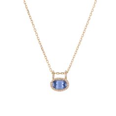 Oval blue sapphire set in milgran gold setting , on a delicate gold chain Classic Oval Necklace With Delicate Chain, Classic Oval Necklaces With Delicate Chain, Classic Necklaces With Delicate Oval Chain, Elegant Sapphire Oval Pendant Necklace, Elegant Blue Necklace With Cable Chain, Elegant Sapphire Necklace With Oval Pendant, Elegant 14k Gold Birthstone Necklace With Oval Pendant, Refined Oval Necklace For Gifts, Delicate Oval Necklace With Adjustable Chain