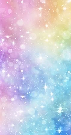 an abstract background with stars and blurry lights in pastel colors, like the sky