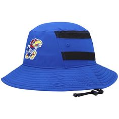 Shade your head like the Kansas Jayhawks on game day with this Sideline bucket hat. This adidas headwear features stylish graphics and integrated AEROREADY fabric technology to keep your head cool throughout the day. Whether you're watching the Kansas Jayhawks game or enjoying the outdoors, you'll enjoy the same gear the team wears on the sidelines when you choose this eye-catching cap. Men's Adidas (men), Loop Bands, Kansas Jayhawks, Fabric Technology, Sneaker Dress Shoes, Team Wear, Luxe Gifts, Wallet Accessories, The Outdoors