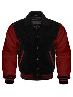 Varsity Letterman College Baseball Bomber Jacket Wool and Real Leather Sleeves Brand : Verse ENT Color : Black / meheron Trimming Color : black /mehron Sizes : All sizes are available For Custom size Please Message us (All Sizes are Available) If your required Size & Color Combination is not listed then please contact with us We will respond you as soon as possible the estimated time is 12 Hours, All Sizes & Color Combinations are Available. The quality of the varsity Hoodie is the finest in the Black Varsity Jacket For College With Button Closure, Black Varsity Jacket With Button Closure For College, Fitted Wool Varsity Jacket, Casual Black Fitted Varsity Jacket, Black Varsity Jacket With Button Closure For Fall, Fall Black Varsity Jacket With Button Closure, Black Fitted Long Sleeve Varsity Jacket, Black Varsity Outerwear For Fall, Fitted Wool Varsity Jacket For Winter