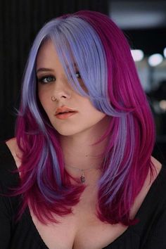 Magenta Lavender Vivid Hair, Eyes Photo, Hair Color Brands, Fall Hair Color Trends, Hair Color Unique, Guest Hair, Dyed Hair Inspiration, Boring Hair